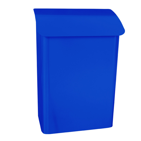 Wandbrievenbus Lugon blauw