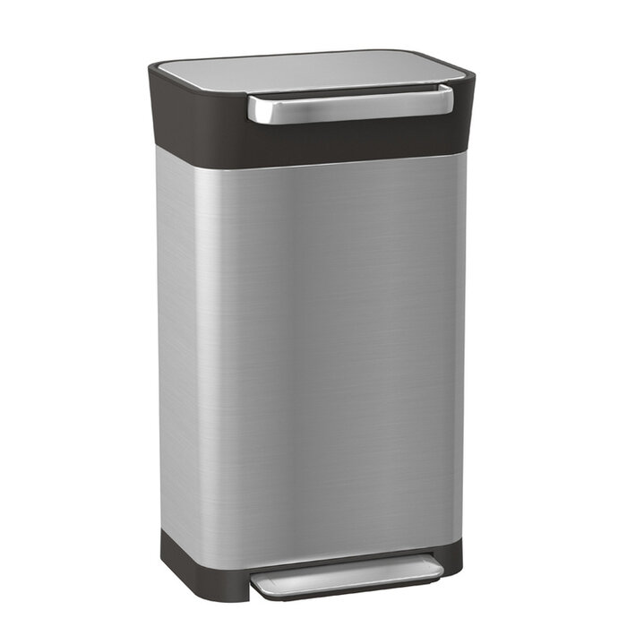 Joseph Joseph Intelligent Waste Titan 30 liter (mat RVS, zwart)