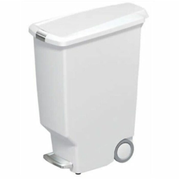 Simplehuman Slim Step Can 40 liter wit