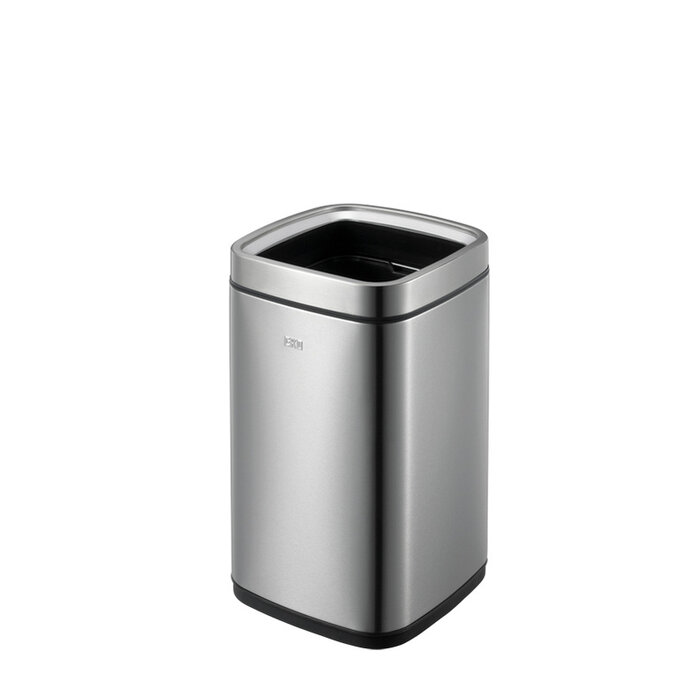 EKO Laguna afvalbak Open Top 12 liter mat RVS