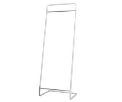 Kledingrek Frame (wit, verchroomd)