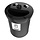 Smiley Face Bin General Waste 52 liter (zwart, zwart)