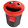 Smiley Face Bin Plastics 52 liter (zwart, rood)