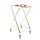X Frame trolley afvalzakhouder chroom
