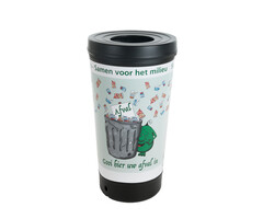 TRASHman afvalbak 210 liter zwart