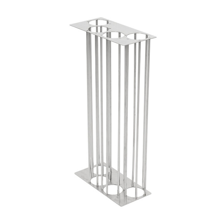 DutchDesign Halve bekerinzet Carro 110 liter aluminium