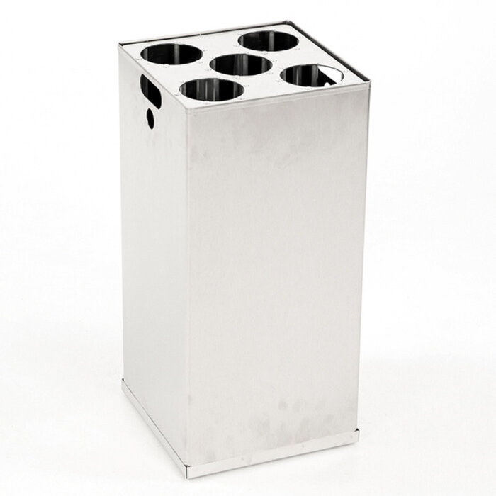 DutchDesign Binnenbak met bekerinzet Carro 55 liter aluminium