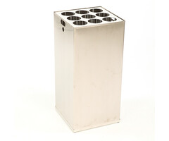 DutchDesign Binnenbak met bekerinzet Carro 110 liter aluminium