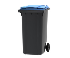 Mini-container 240 liter (grijs, blauw)