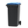 Mini-container 240 liter (grijs, blauw)