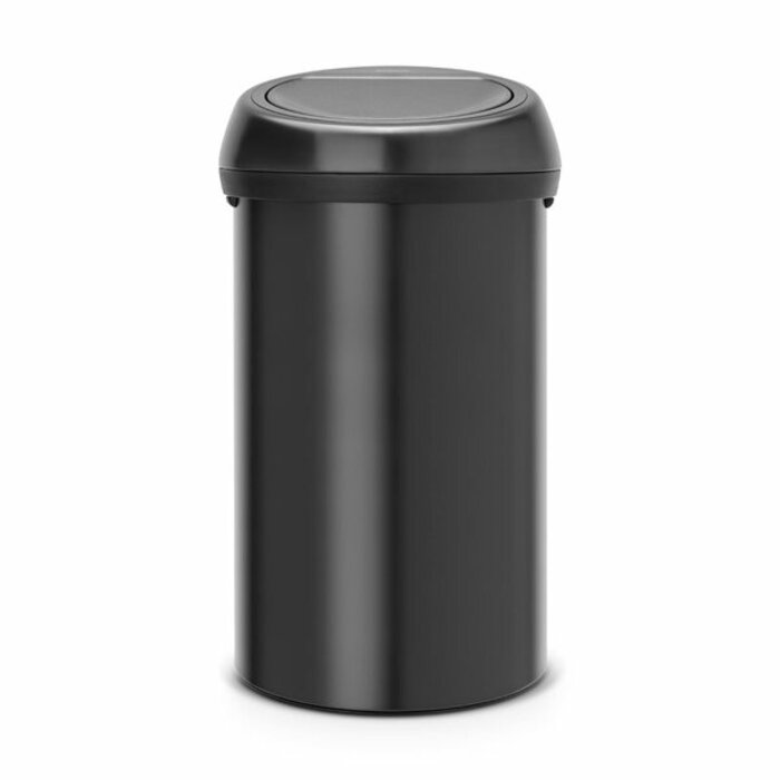 Brabantia Touch Bin 60 liter mat zwart
