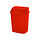 Afvalbak Swing 50 liter rood