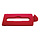 Deksel papier voor Slim Jim Recyclingstation rood