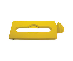 Rubbermaid Deksel papier voor Slim Jim Recyclingstation geel