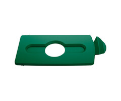 Rubbermaid Deksel flessen/blik voor Slim Jim Recyclingstation groen