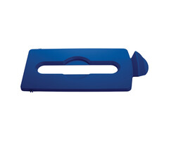Rubbermaid Deksel papier voor Slim Jim Recyclingstation blauw