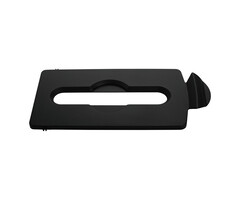 Rubbermaid Deksel papier voor Slim Jim Recyclingstation zwart