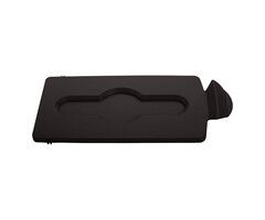 Rubbermaid Deksel gesloten voor Slim Jim Recyclingstation bruin