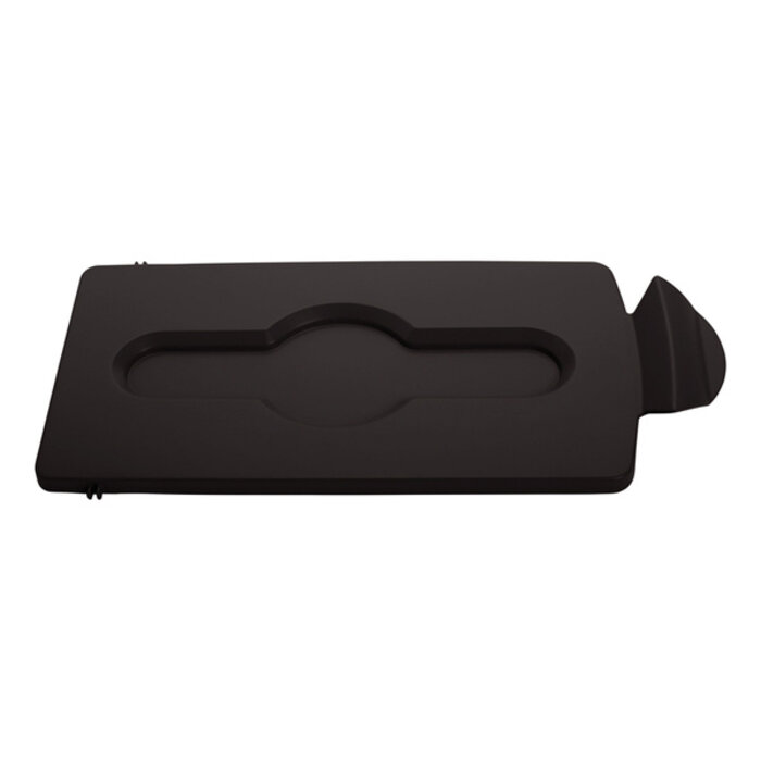 Rubbermaid Deksel gesloten voor Slim Jim Recyclingstation bruin