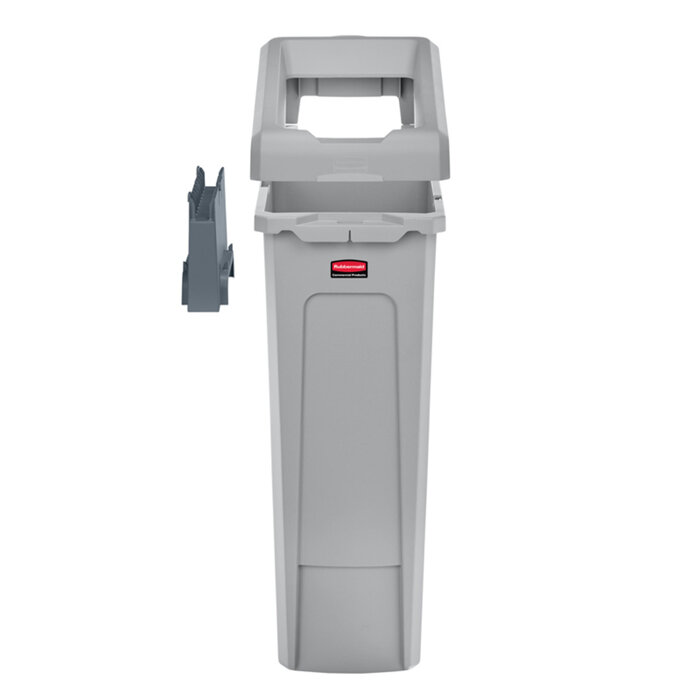 Rubbermaid Slim Jim Recyclingstation Starterset grijs