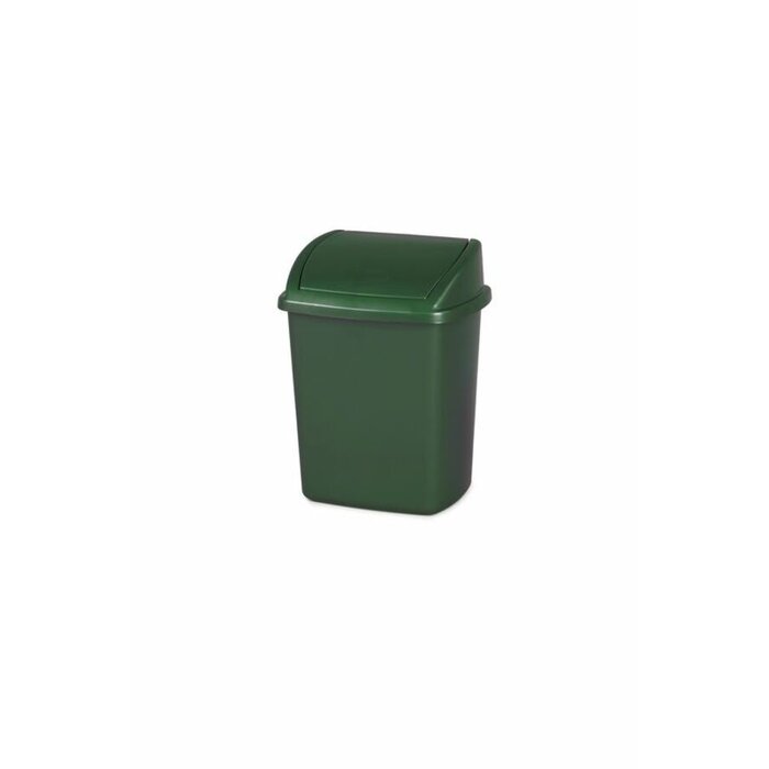 Afvalbak met Swing deksel 8 liter groen