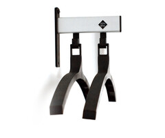 Pro-line Wandgarderobe 2 hangers (grijs, zwart)