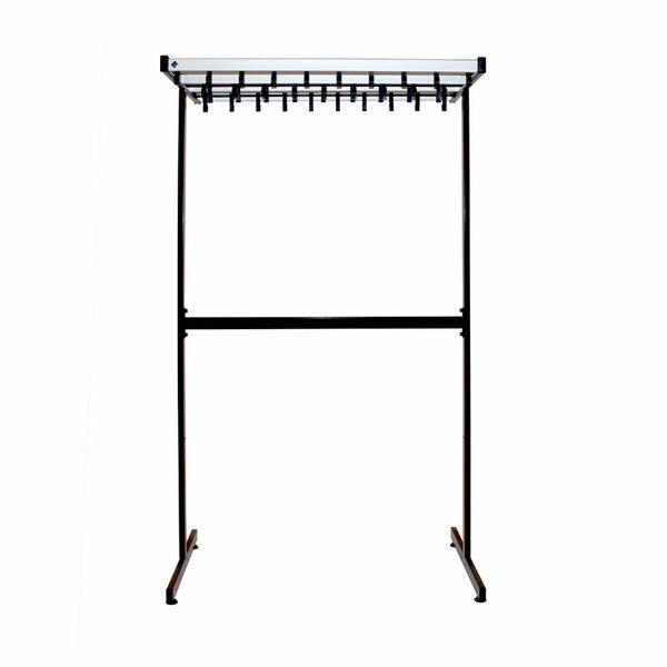 Pro-line Garderoberek dubbelzijdig 38 haken (grijs, zwart)