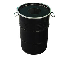 The BinBin met inwerpopening 60 ltr zwart