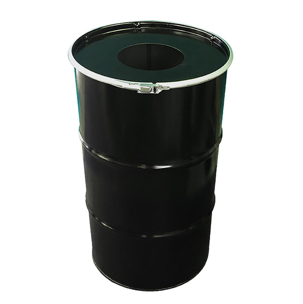 The BinBin Afvalbak met inwerpopening 120 liter zwart