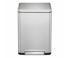 EKO X-Cube recycling pedaalemmer 20+20 liter mat RVS