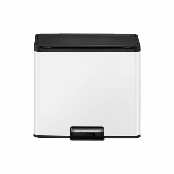 EKO Essential 2 Recycler pedaalemmer 20+9 liter wit