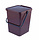 Minimax vierkant 10 liter bruin