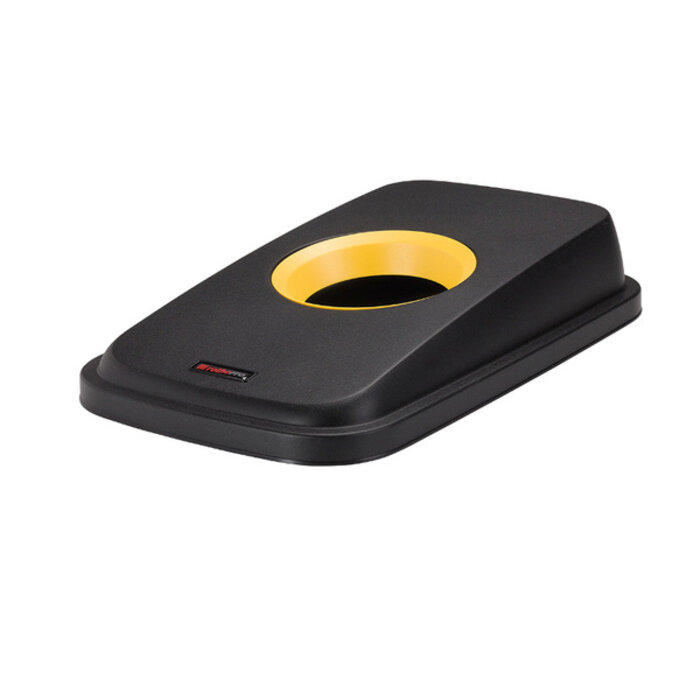 Rotho Selecto Premium deksel blik (zwart, geel)