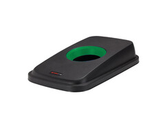 Rotho Selecto Premium deksel blik (zwart, groen)