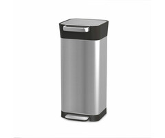 Joseph Joseph Intelligent Waste Titan Slim 20 liter (mat RVS, zwart)