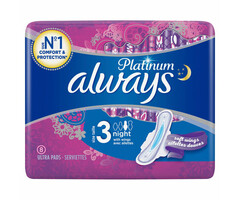 ALWAYS Platinum Night (maat 3) Maandverband Vleugels