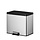 Essential 2 Recycler pedaalemmer 20+9 liter mat RVS
