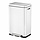 X-Cube pedaalemmer 30 liter (wit, mat RVS)