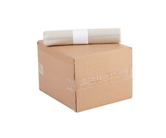 Knapzak 400 liter, LDPE Recyclaat transparant