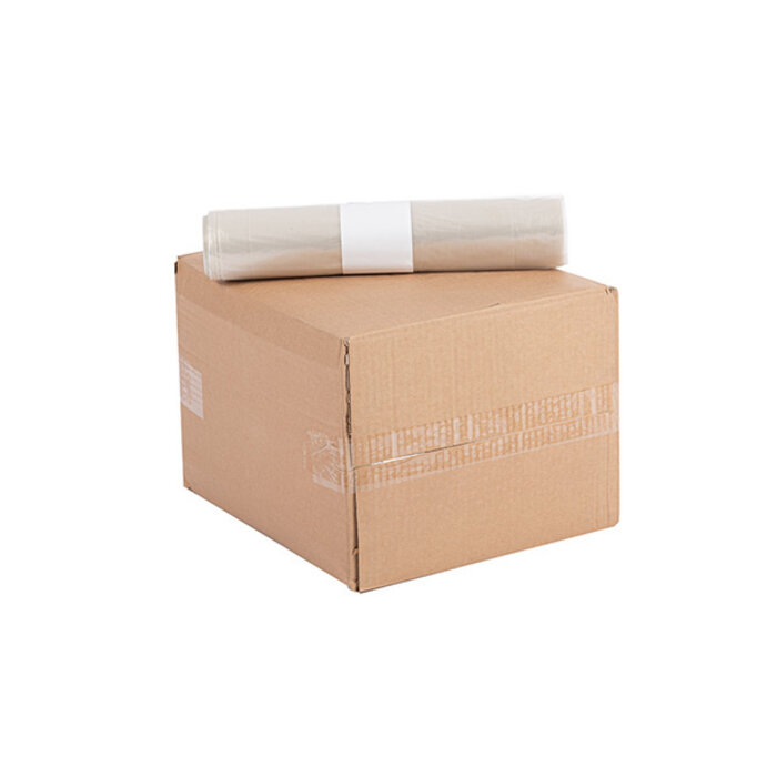 Knapzak 400 liter, LDPE Recyclaat transparant