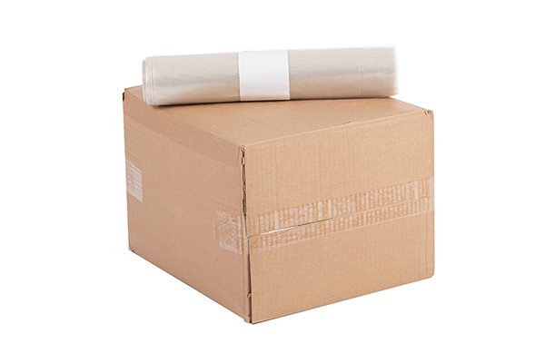 Knapzak 400 liter, LDPE Recyclaat transparant