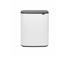 Brabantia Bo Touch Bin 2x30 liter wit