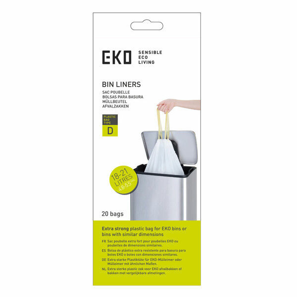 EKO Afvalzakken 18-21 liter (D) wit
