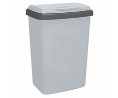 Top-fix afvalbak 50 liter grijs