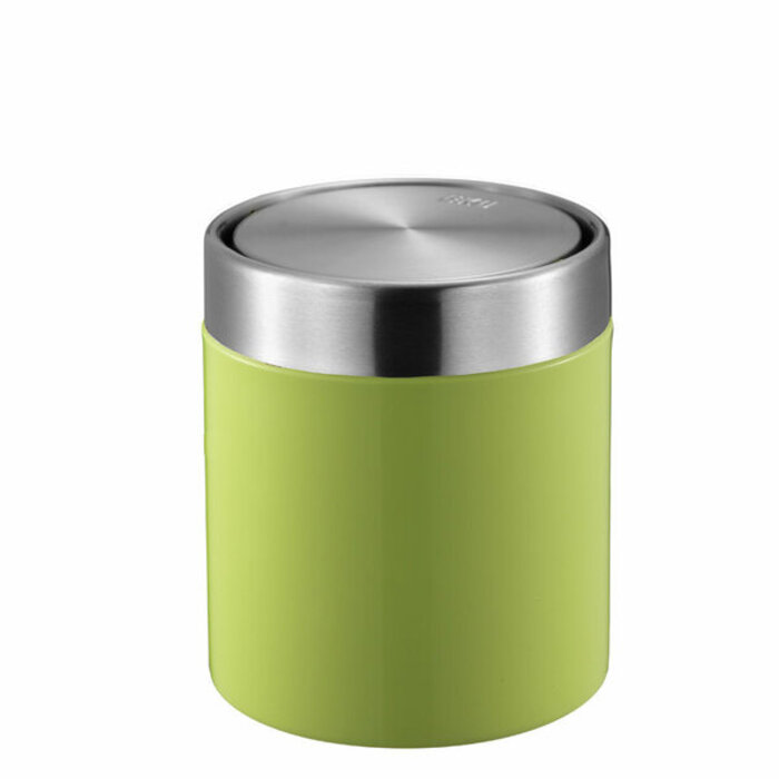 EKO Fandy Tafelafvalbak 1,5 liter (lime groen, mat RVS)