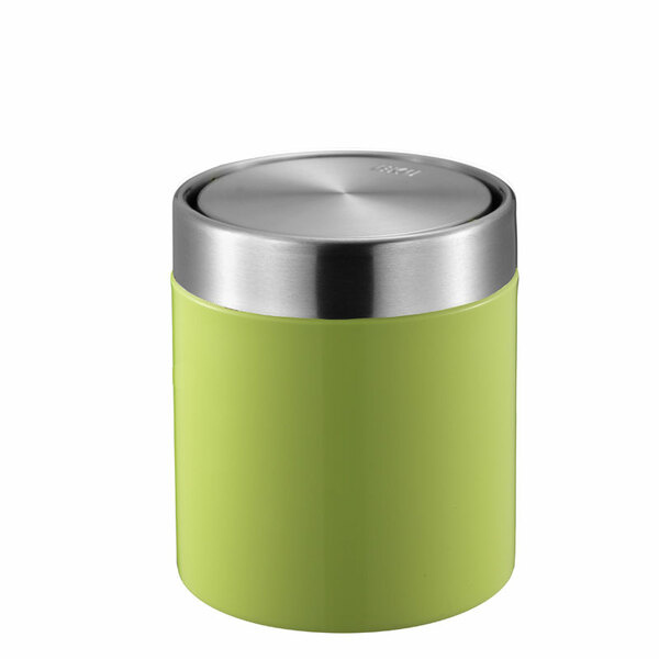EKO Fandy Tafelafvalbak 1,5 liter (lime groen, mat RVS)