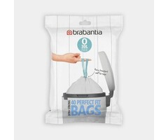 Brabantia PerfectFit Afvalzak met trekbandsluiting 30 liter (O) wit