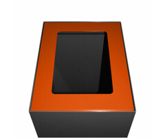 Top modulaire afvalscheidingsunit 60 liter oranje