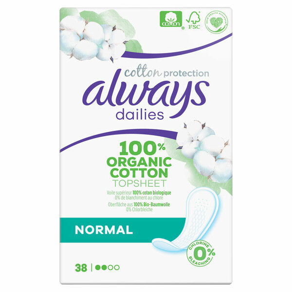 ALWAYS Dailies Cotton Protection Inlegkruisjes Normal
