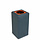 Circulaire Afvalbak BrickBin Plastic 65 liter (grijs, oranje)